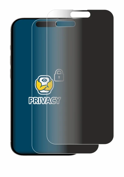 Immagine del dispositivo Apple iPhone 15 Plus con un'ampia varietà di protezioni per lo schermo.