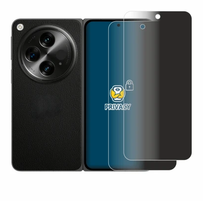Immagine del dispositivo OnePlus Open con un'ampia varietà di protezioni per lo schermo.