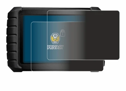 Immagine del dispositivo iCarsoft CR Max con un'ampia varietà di protezioni per lo schermo.