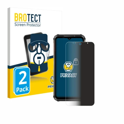 Parte frontale di una confezione del prodotto con il logo del marchio BROTECT. Accanto è raffigurato il dispositivo Ulefone Ar