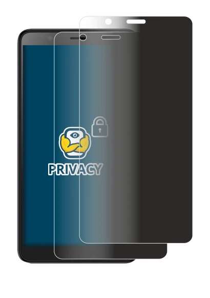 Immagine del dispositivo ZTE Blade A32 con un'ampia varietà di protezioni per lo schermo.