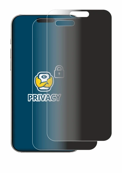 Immagine del dispositivo Apple iPhone 16 Pro con un'ampia varietà di protezioni per lo schermo.