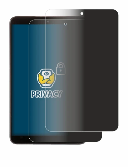 Immagine del dispositivo Nokia T10 (ritratto) con un'ampia varietà di protezioni per lo schermo.