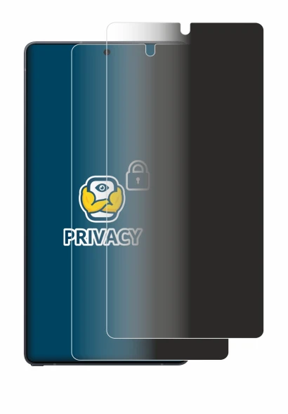 Immagine del dispositivo Samsung Galaxy S25 Ultra con un'ampia varietà di protezioni per lo schermo.