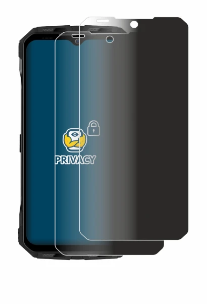Immagine del dispositivo Doogee V Max S con un'ampia varietà di protezioni per lo schermo.