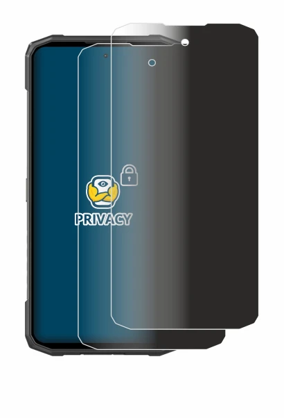 Immagine del dispositivo Doogee Blade 20 con un'ampia varietà di protezioni per lo schermo.