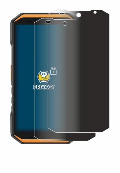 Immagine del dispositivo Ulefone Armor X32 Pro con un'ampia varietà di protezioni per lo schermo.