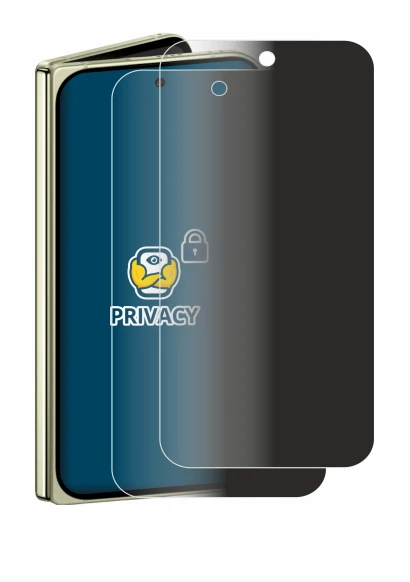 Immagine del dispositivo Google Pixel 10 Pro Fold con un'ampia varietà di protezioni per lo schermo.