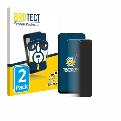 Parte frontale di una confezione del prodotto con il logo del marchio BROTECT. Accanto è raffigurato il dispositivo Honor 400
