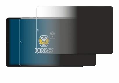 Immagine del dispositivo Samsung Galaxy Tab A11 8.7" (in formato orizzontale) con un'ampia varietà di protezioni per lo scherm