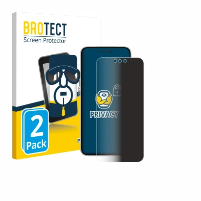 Parte frontale di una confezione del prodotto con il logo del marchio BROTECT. Accanto è raffigurato il dispositivo Huawei Mat