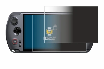 Immagine del dispositivo GPD Win 5 con un'ampia varietà di protezioni per lo schermo.