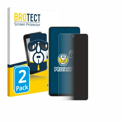 Parte frontale di una confezione del prodotto con il logo del marchio BROTECT. Accanto è raffigurato il dispositivo Oppo A5 En