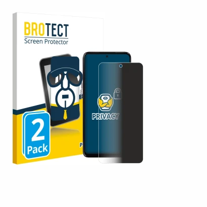 Parte frontale di una confezione del prodotto con il logo del marchio BROTECT. Accanto è raffigurato il dispositivo Motorola M