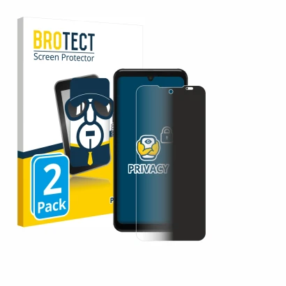 Parte frontale di una confezione del prodotto con il logo del marchio BROTECT. Accanto è raffigurato il dispositivo Sunmi M3 c