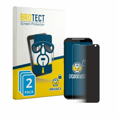 Parte frontale di una confezione del prodotto con il logo del marchio BROTECT. Accanto è raffigurato il dispositivo Point Mobi