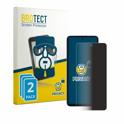 Parte frontale di una confezione del prodotto con il logo del marchio BROTECT. Accanto è raffigurato il dispositivo HMD Crest