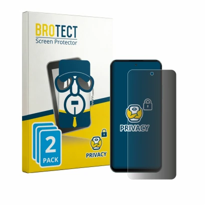 Parte frontale di una confezione del prodotto con il logo del marchio BROTECT. Accanto è raffigurato il dispositivo HMD Luma c