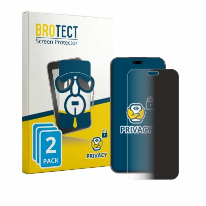 Parte frontale di una confezione del prodotto con il logo del marchio BROTECT. Accanto è raffigurato il dispositivo Huawei Nov