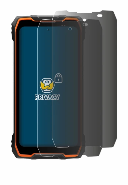 Immagine del dispositivo Blackview Rock 2 con un'ampia varietà di protezioni per lo schermo.