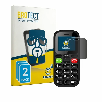 Parte frontale di una confezione del prodotto con il logo del marchio BROTECT. Accanto è raffigurato il dispositivo artfone CS