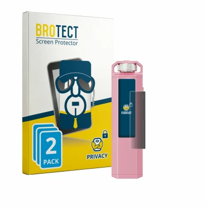 Parte frontale di una confezione del prodotto con il logo del marchio BROTECT. Accanto è raffigurato il dispositivo FiiO SnowS