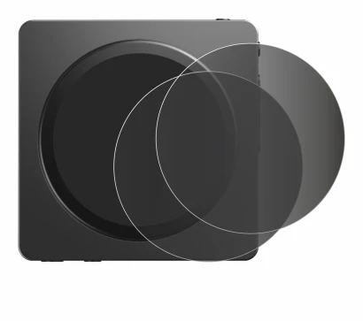 Immagine del dispositivo FiiO SnowSky Disc con un'ampia varietà di protezioni per lo schermo.