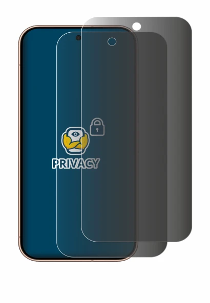 Immagine del dispositivo Google Pixel 11 Pro con un'ampia varietà di protezioni per lo schermo.