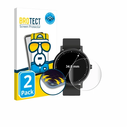 Parte frontale di una confezione del prodotto con il logo del marchio BROTECT. Accanto è raffigurato il dispositivo Orologi (C
