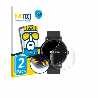 Parte frontale di una confezione del prodotto con il logo del marchio BROTECT. Accanto è raffigurato il dispositivo Orologi (C
