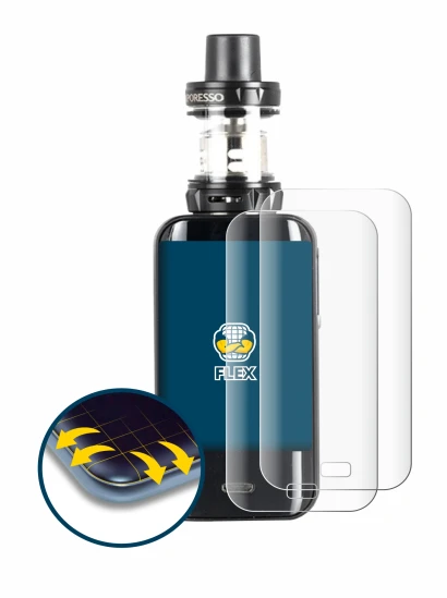 Immagine del dispositivo Vaporesso Luxe con un'ampia varietà di protezioni per lo schermo.