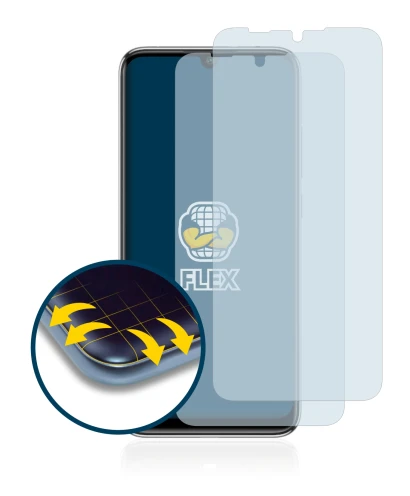 Immagine del dispositivo Xiaomi Mi A3 con un'ampia varietà di protezioni per lo schermo.