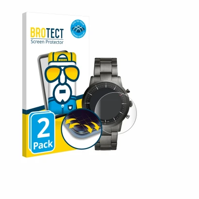 Parte frontale di una confezione del prodotto con il logo del marchio BROTECT. Accanto è raffigurato il dispositivo Fossil Col