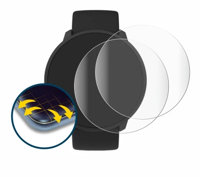 Immagine del dispositivo Polar Unite con un'ampia varietà di protezioni per lo schermo.