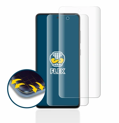 Immagine del dispositivo Samsung Galaxy A52s 5G con un'ampia varietà di protezioni per lo schermo.