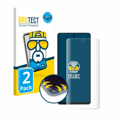 Parte frontale di una confezione del prodotto con il logo del marchio BROTECT. Accanto è raffigurato il dispositivo Google Pix