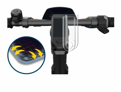 Immagine del dispositivo NIU KQi3 Pro con un'ampia varietà di protezioni per lo schermo.