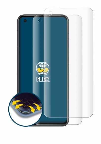Immagine del dispositivo ASUS ZenFone 9 con un'ampia varietà di protezioni per lo schermo.