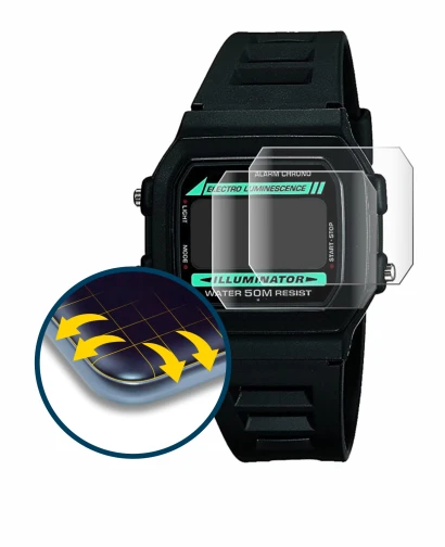 Immagine del dispositivo Casio W-86-1VQES con un'ampia varietà di protezioni per lo schermo.