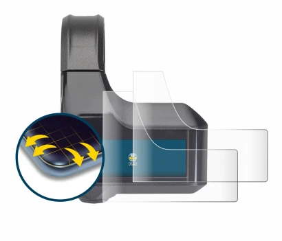 Immagine del dispositivo Shimano Steps SC-E7000 con un'ampia varietà di protezioni per lo schermo.