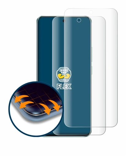 Immagine del dispositivo Honor 90 con un'ampia varietà di protezioni per lo schermo.