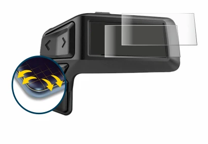 Immagine del dispositivo Bosch Purion 200 con un'ampia varietà di protezioni per lo schermo.