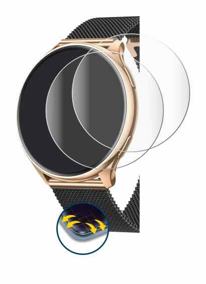 Immagine del dispositivo Banlvs G35 1.32" con un'ampia varietà di protezioni per lo schermo.
