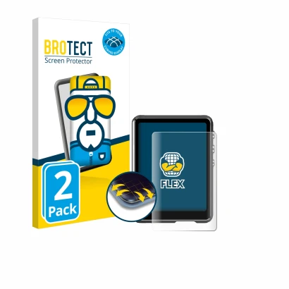 Parte frontale di una confezione del prodotto con il logo del marchio BROTECT. Accanto è raffigurato il dispositivo Mechen M3