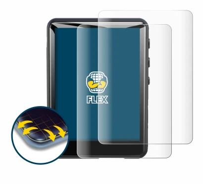 Immagine del dispositivo Zaqe MP3 Player M4 2.4" con un'ampia varietà di protezioni per lo schermo.