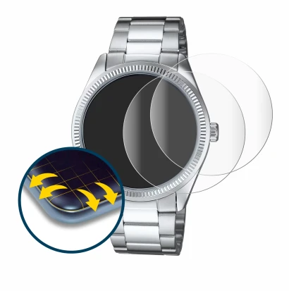 Immagine del dispositivo Casio MTP-1302PD con un'ampia varietà di protezioni per lo schermo.