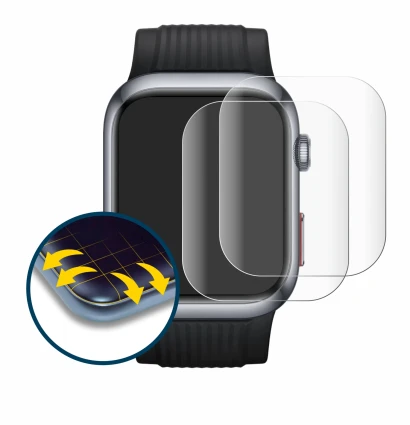 Immagine del dispositivo Huawei Watch D2 con un'ampia varietà di protezioni per lo schermo.