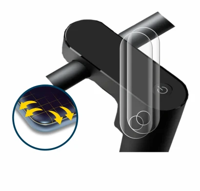 Immagine del dispositivo Xiaomi Electronic Scooter 4 Pro Max (2a Gen.) con un'ampia varietà di protezioni per lo schermo.