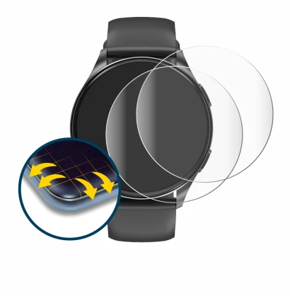 Immagine del dispositivo Blackview X20 1.43" con un'ampia varietà di protezioni per lo schermo.