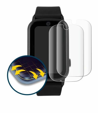 Immagine del dispositivo One2Track Connect UP con un'ampia varietà di protezioni per lo schermo.